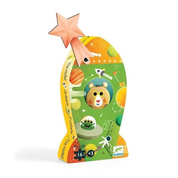 Djeco Dekoratif Puzzle The Rocket 16 Parça