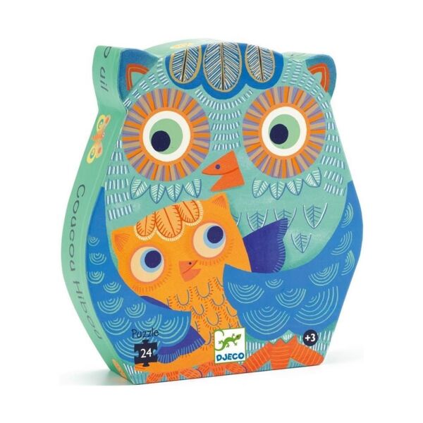 Djeco Puzzle Hello Owl 24 Parça