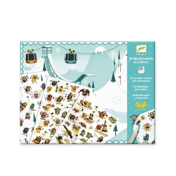 Djeco Kazıma Kartları / Glide, And Ride At Monster