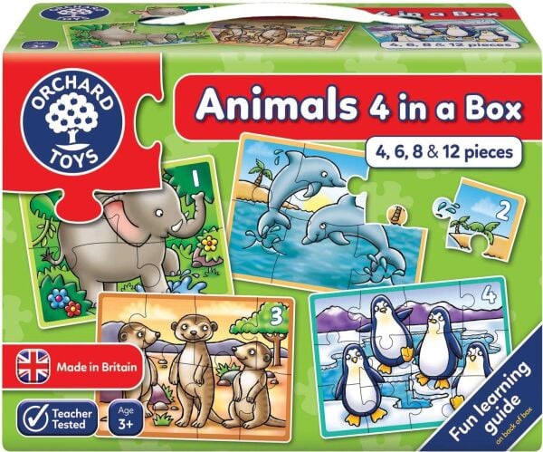 Animals 4 In A Box 3 Yaş+