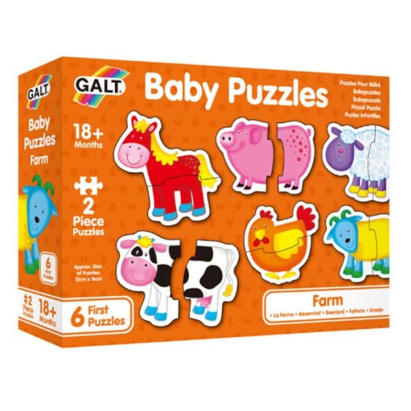 Galt Baby Puzzles Farm 2şer Parçalı 6 Yapboz