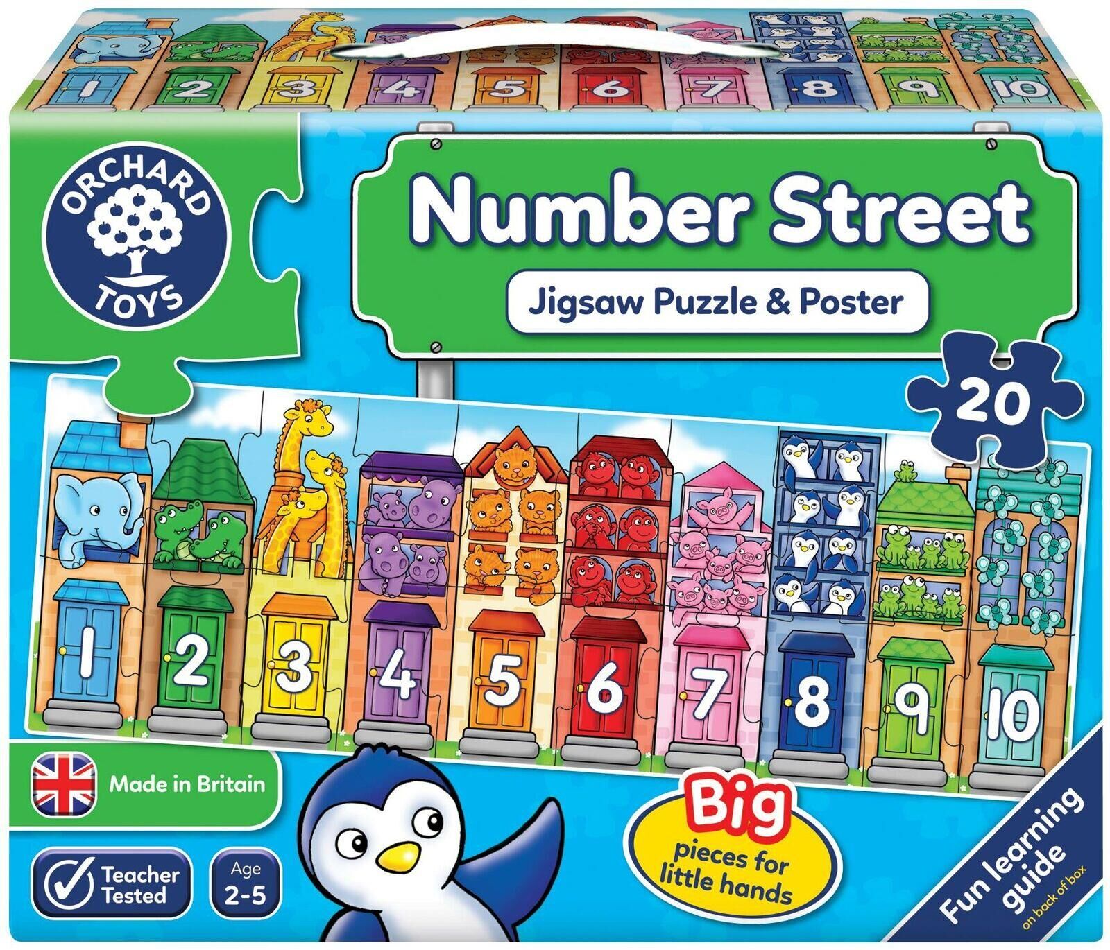 Number street 2 - 5 Yaş