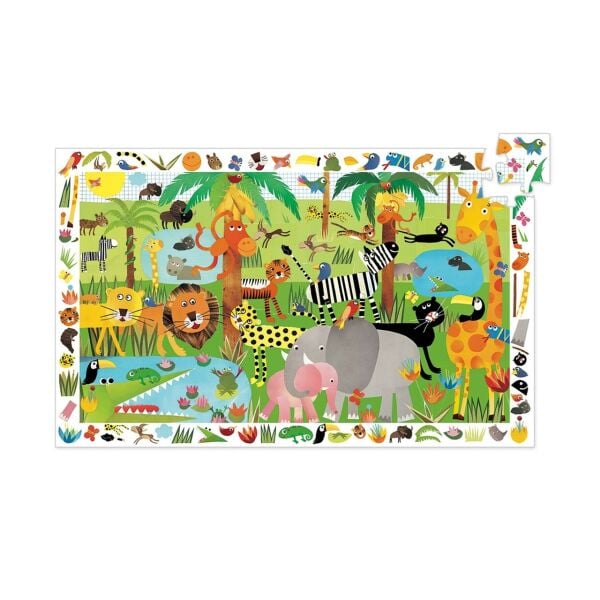Djeco Klasik Puzzle 35 Parça /Jungle