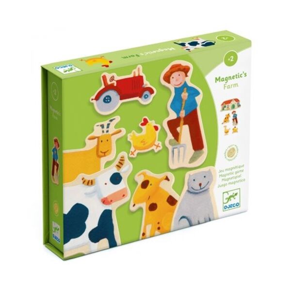 Djeco Mıknatıslı Oyunlar / Wooden Farm Magnets