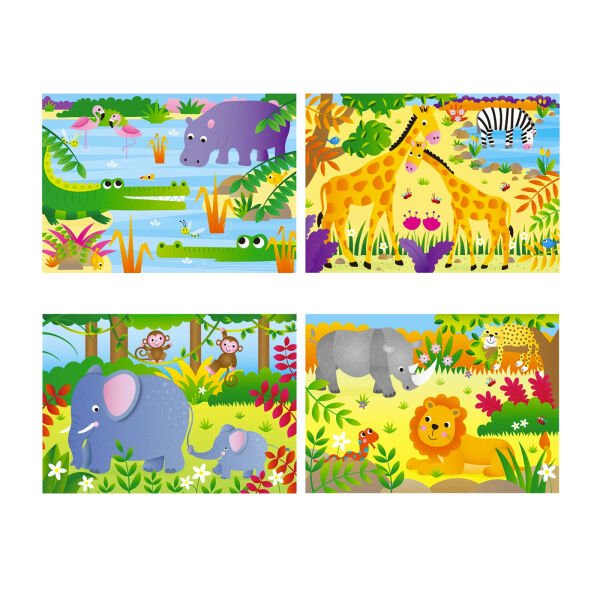 Galt 4 Puzzles in a Box Jungle