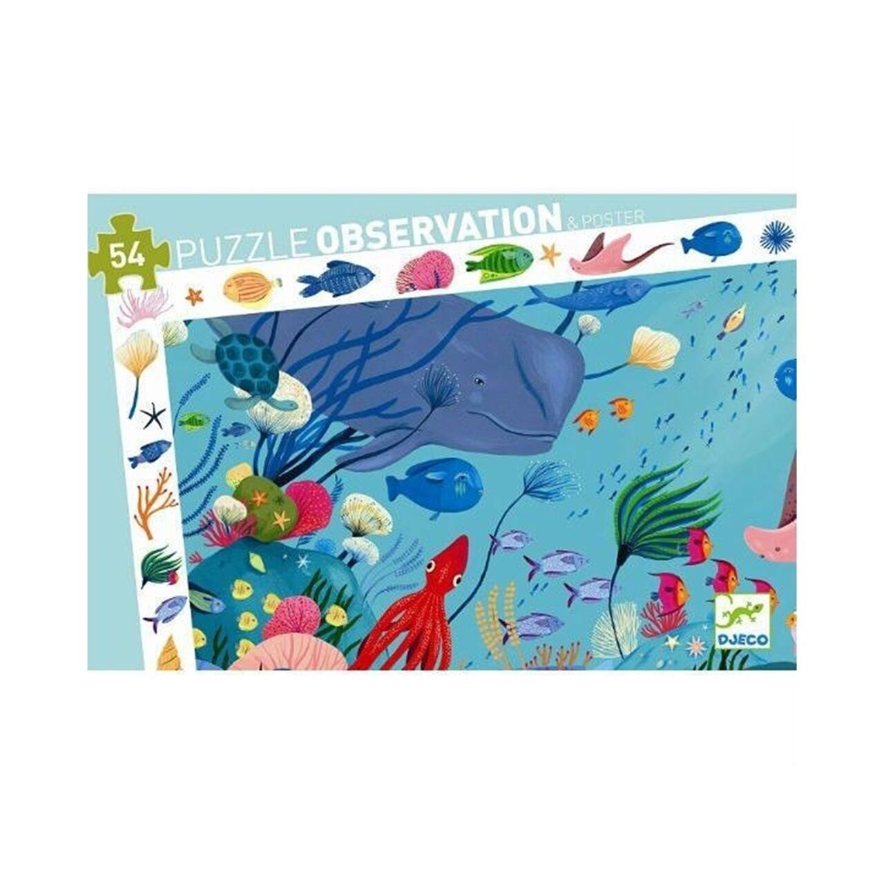 Djeco Klasik Puzzle 54 Parça / Aquatic