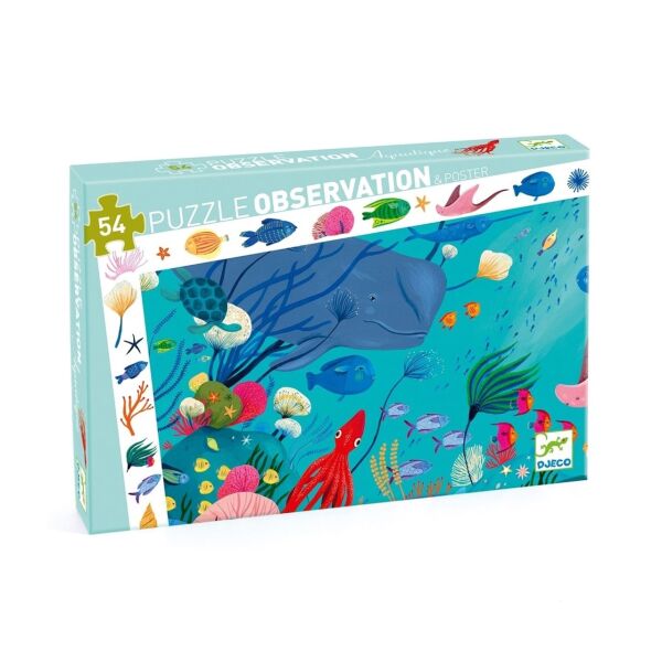 Djeco Klasik Puzzle 54 Parça / Aquatic