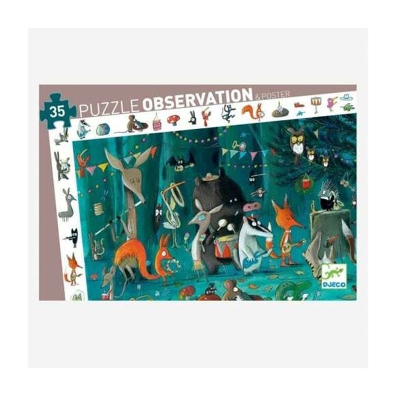 Djeco Klasik Puzzle 35 Parça / The Orchestra