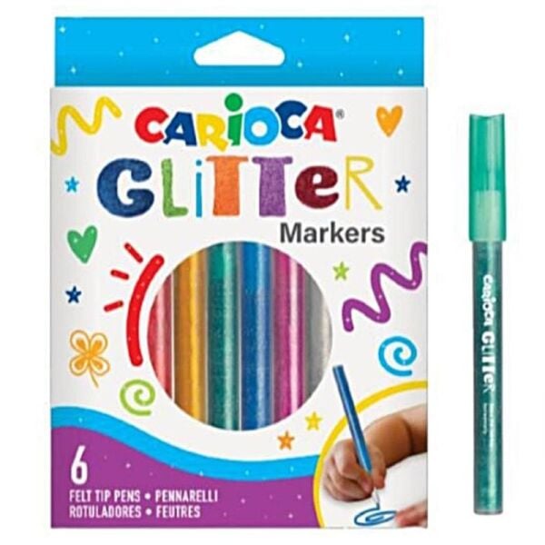 Carioca Simli Keçeli Kalem 6lı