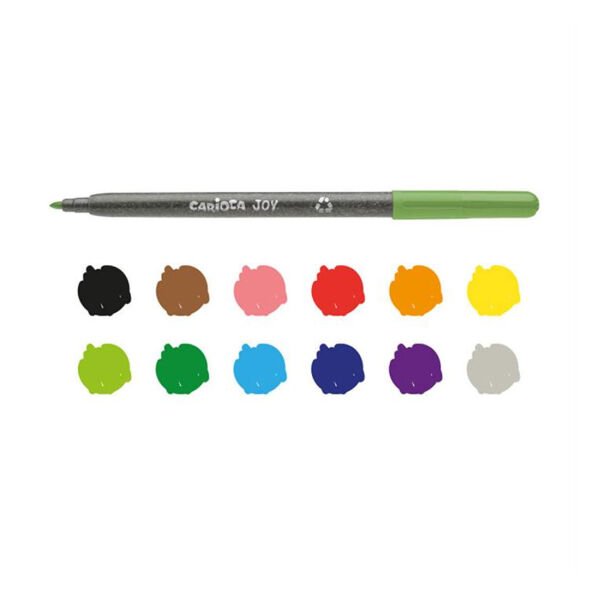 Carioca Ecofamily JoySüper Yıkanabilir Keçeli 12li