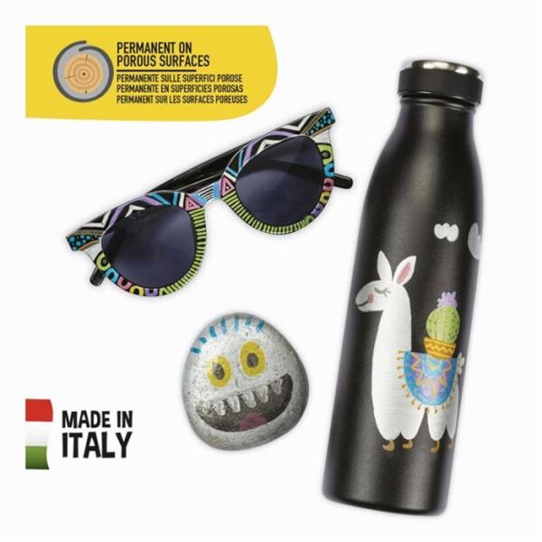 Carioca Jumbo Keçeli Boya Kalemi Metalik 6lı