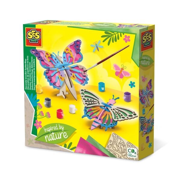 Ahşap Kelebekleri Dekore Edin - Doğadan Esinlenilm