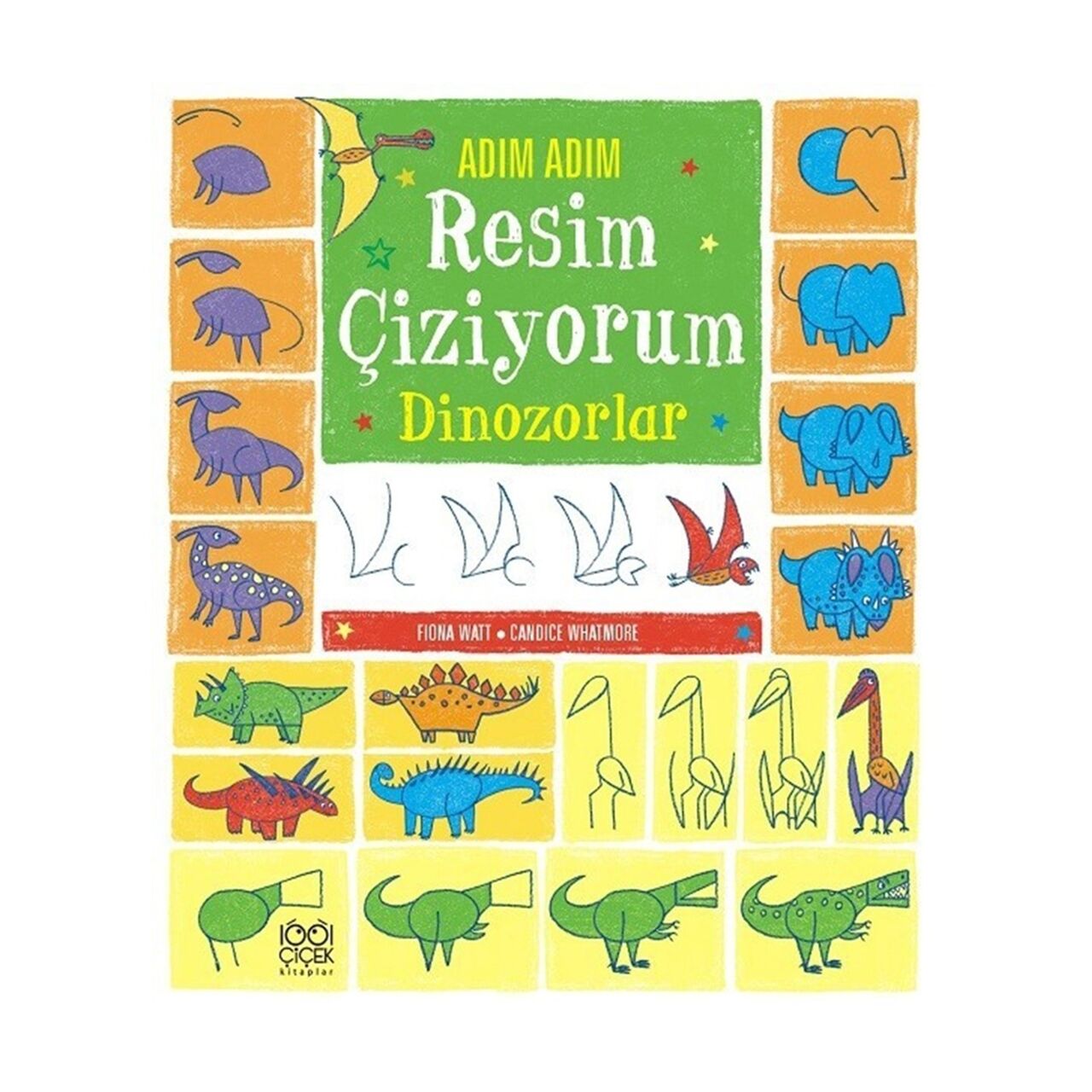 Adım Adım Resim Çiziyorum Dinozorlar