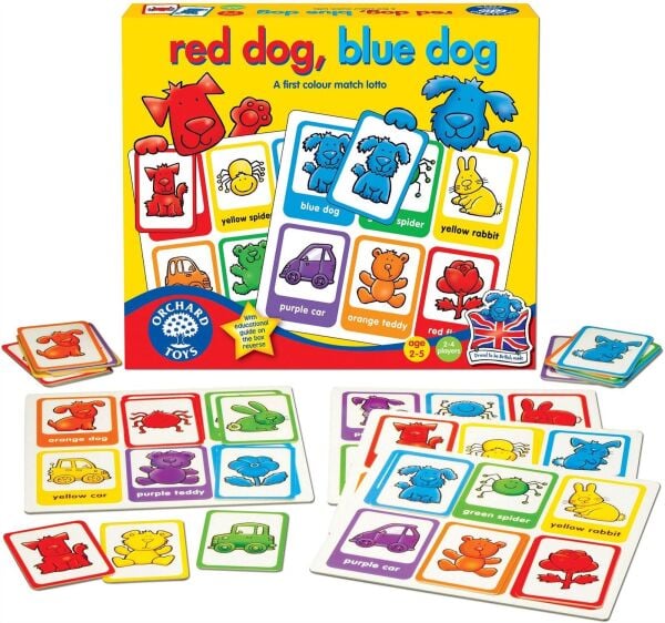 Orchard Red Dog Blue Dog Lotto Game 2 - 5 yaş