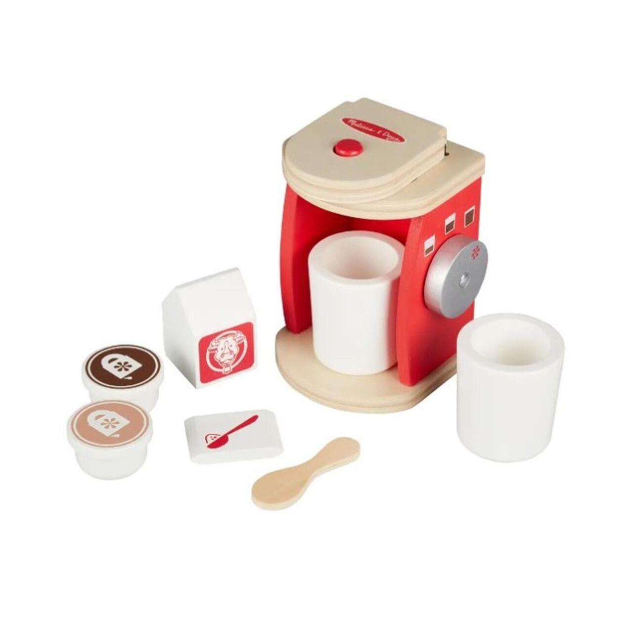 Ahşap Kahve Makinesi ve Servis Seti