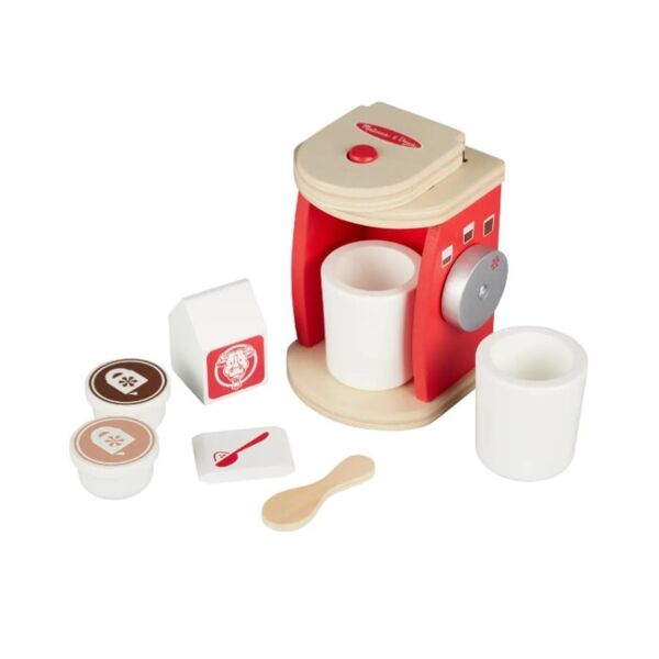 Ahşap Kahve Makinesi ve Servis Seti