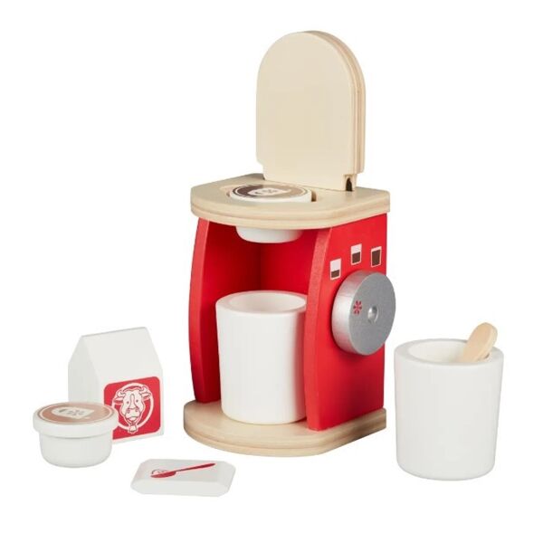 Ahşap Kahve Makinesi ve Servis Seti