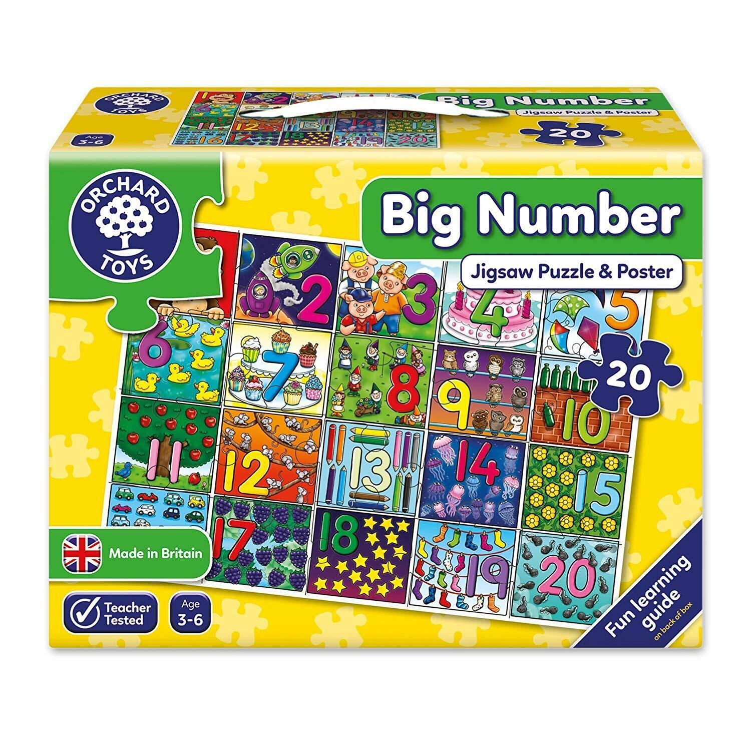 Orchard Big Number 3 - 6 Yaş