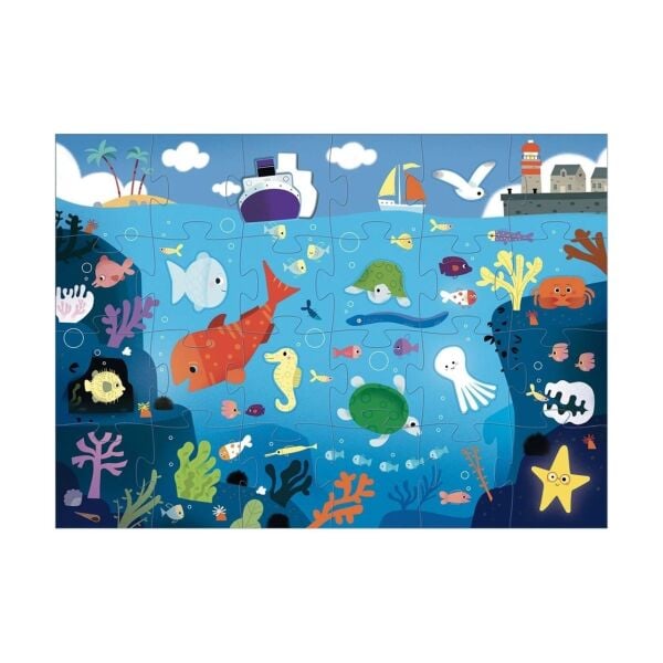 Djeco Dev Puzzle 24 Parça - Deniz Altı