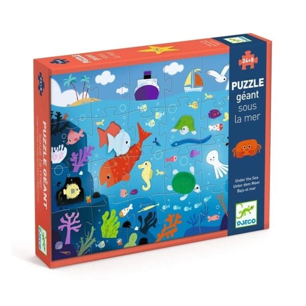 Djeco Dev Puzzle 24 Parça - Deniz Altı