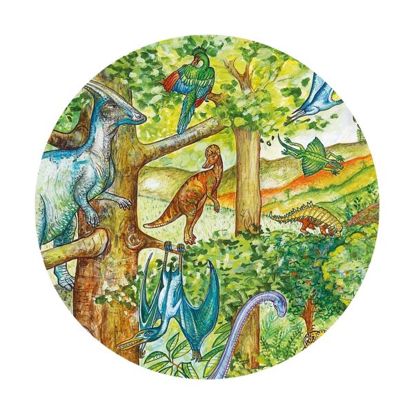 Djeco Dev Puzzle 100 Parça - Dinosaurs