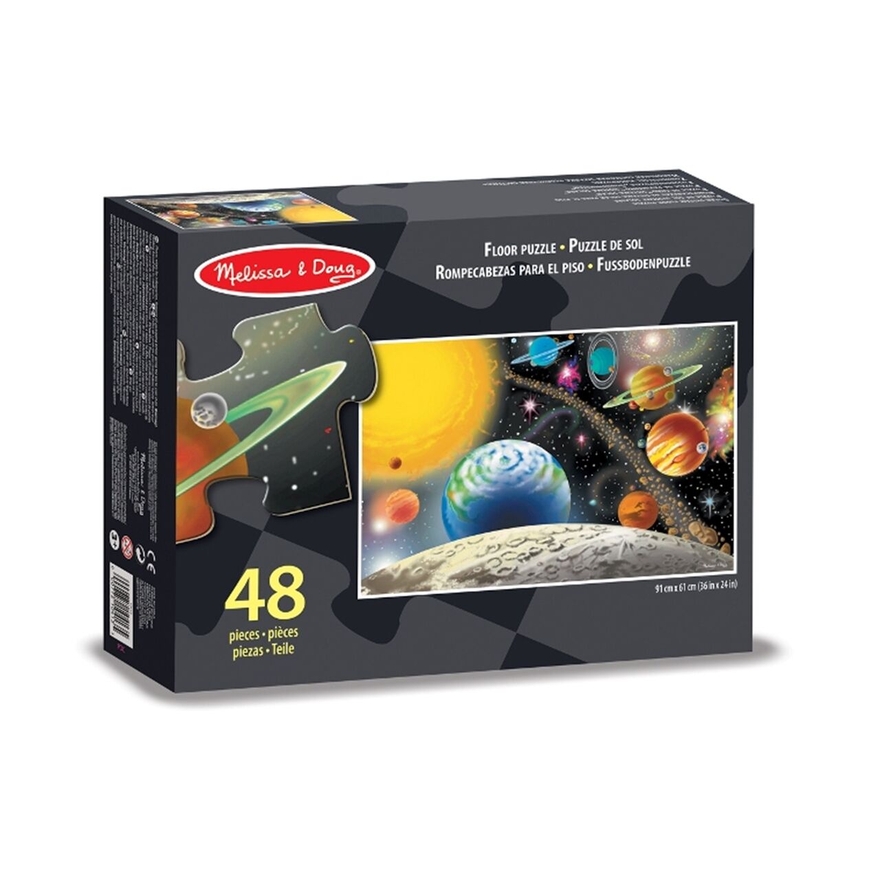 Dev Yer Yapbozu- Güneş Sistemi (48 parça)