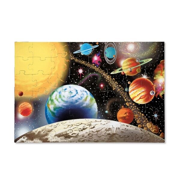 Dev Yer Yapbozu- Güneş Sistemi (48 parça)