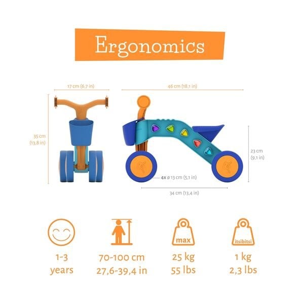 Itsibitsi - Bin Sür - Denge - Turuncu /Mavi