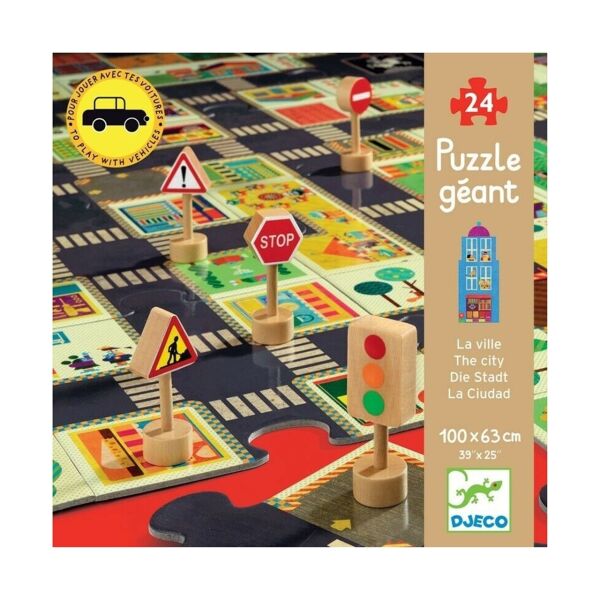 Djeco Dev Puzzle 24 Parça/ The City