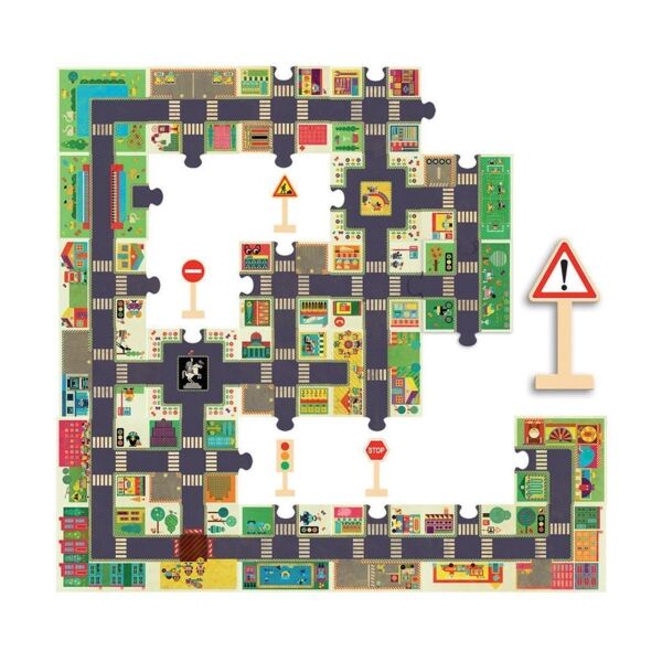 Djeco Dev Puzzle 24 Parça/ The City