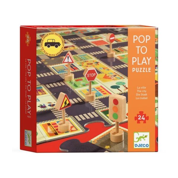 Djeco Dev Puzzle 24 Parça/ The City