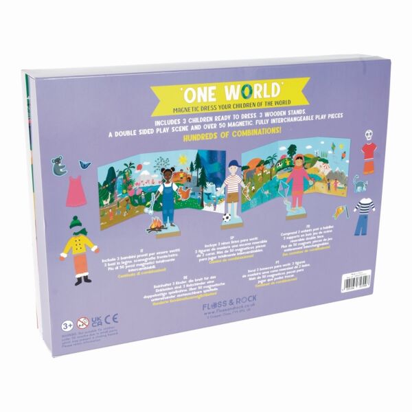 Floss Rock Mıknatıslı Giydirme Setleri - One World