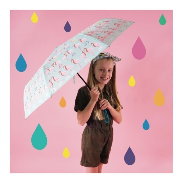 Renk Değiştiren Şemsiye - Flamingo