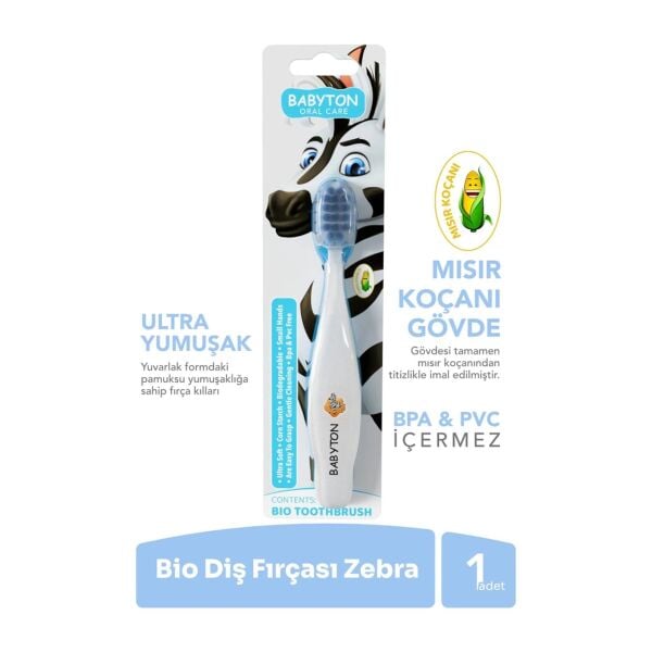 Bio Diş Fırçası Zebra