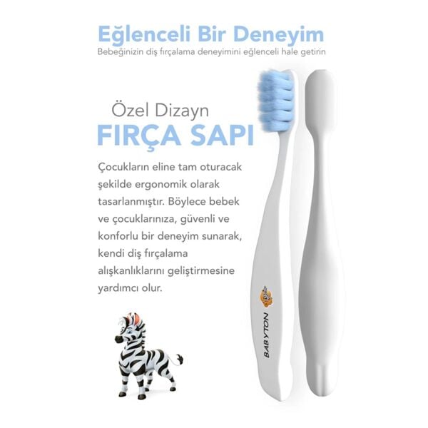 Bio Diş Fırçası Zebra