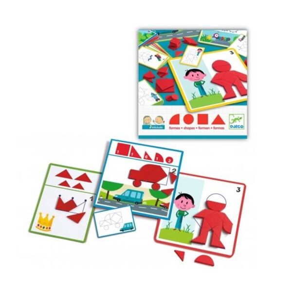 Djeco Beceri Oyunları / Eduludo Shapes    