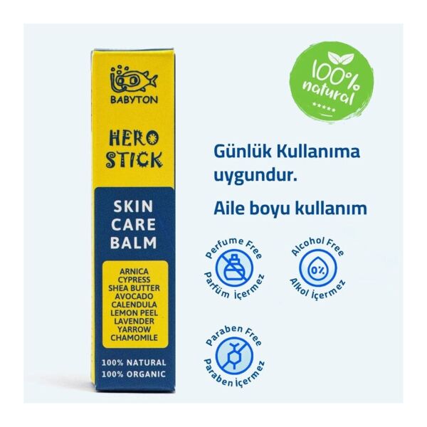 Babyton Anlık Yatıştırıcı Doğal Hero Stick 5 ML