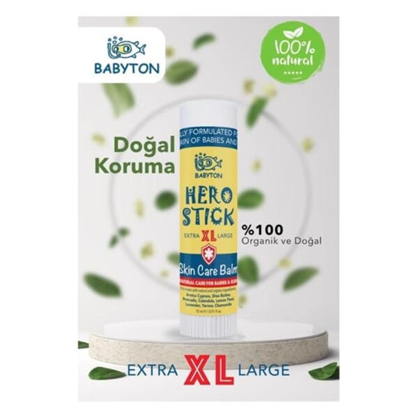 Babyton Anlık Yapıştırıcı Doğal Hero Stick Xl 15 M
