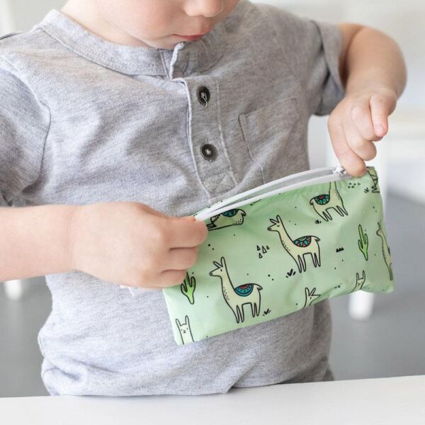 Bumkins Küçük 2li Atıştırma Çantası - Cacti & Lama