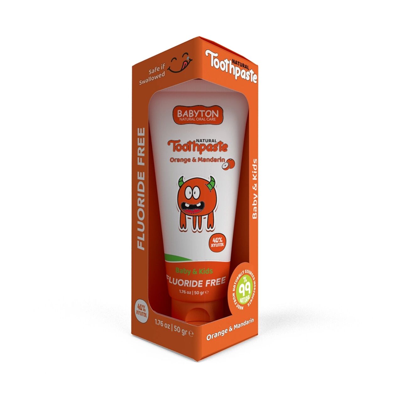 Babyton Doğal Portakal & Mandalina Aromalı Diş Mac
