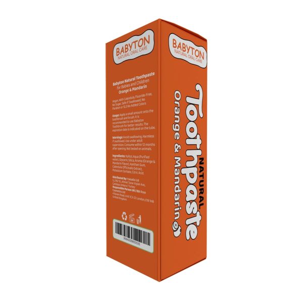Babyton Doğal Portakal & Mandalina Aromalı Diş Mac