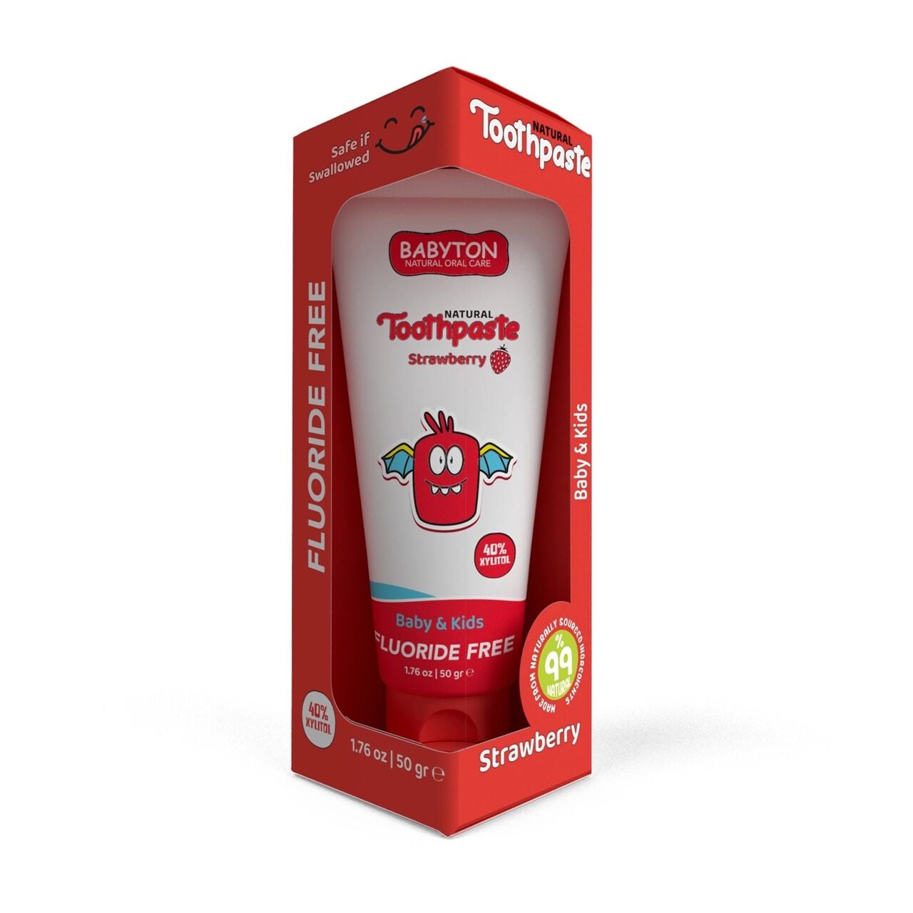 Babyton Doğal Çilek Aromalı Diş Macunu