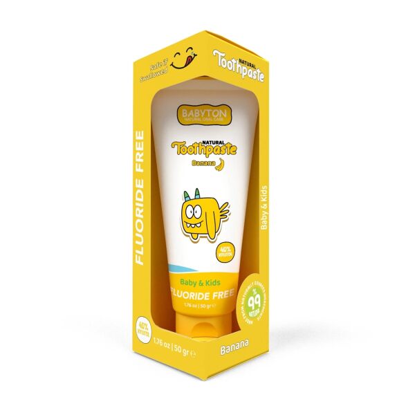 Babyton Doğal Muz Aromalı Diş Macunu