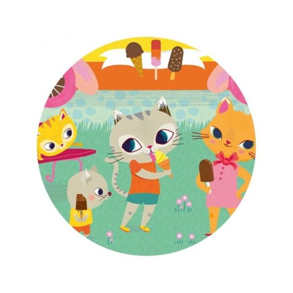 Djeco Dekoratif Puzzle 16 Parça / Ice Cream Truck