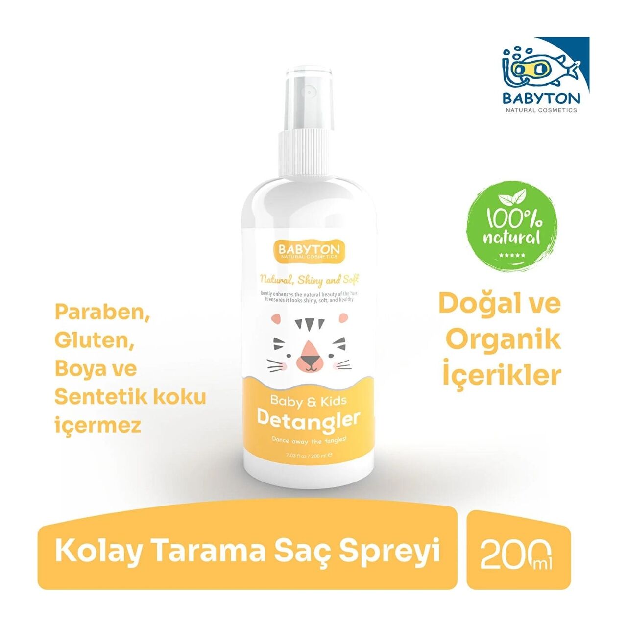 Babyton Baby And Kids Detangler 200 ml