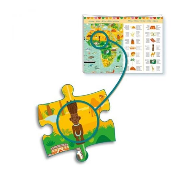 Djeco Klasik Puzzle 200 Parça / Around The World