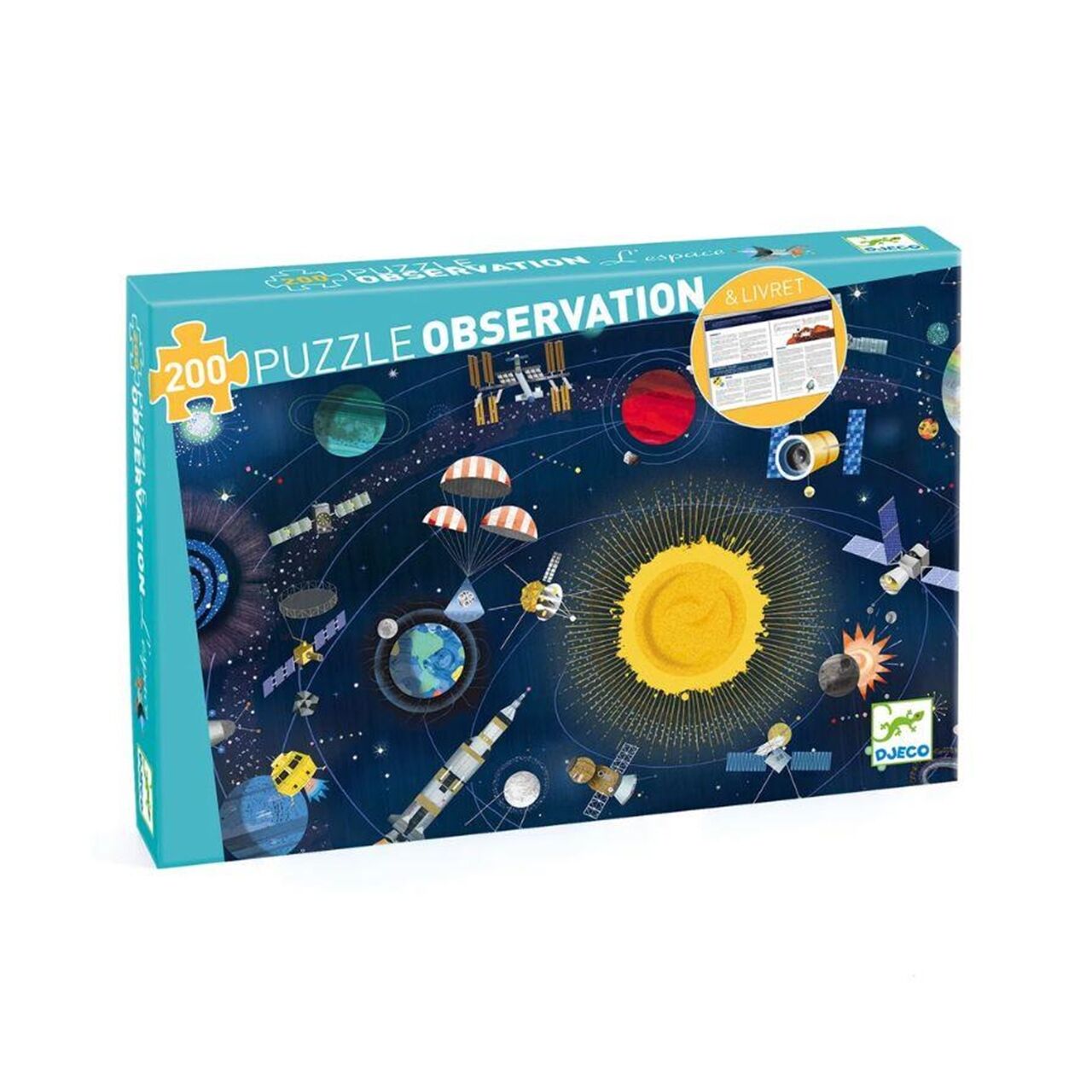 Djeco Klasik Puzzle The Space - 200 Parça