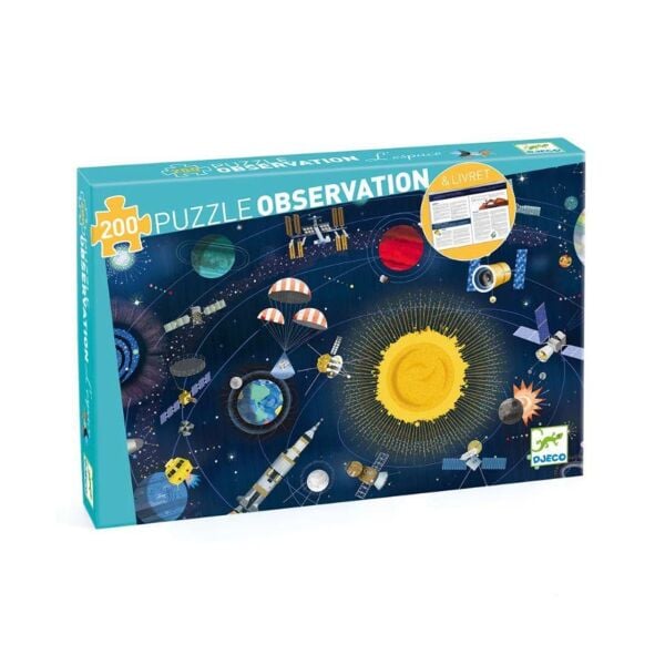Djeco Klasik Puzzle The Space - 200 Parça