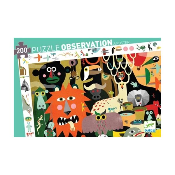 Djeco Puzzle Safari - 200 Parça