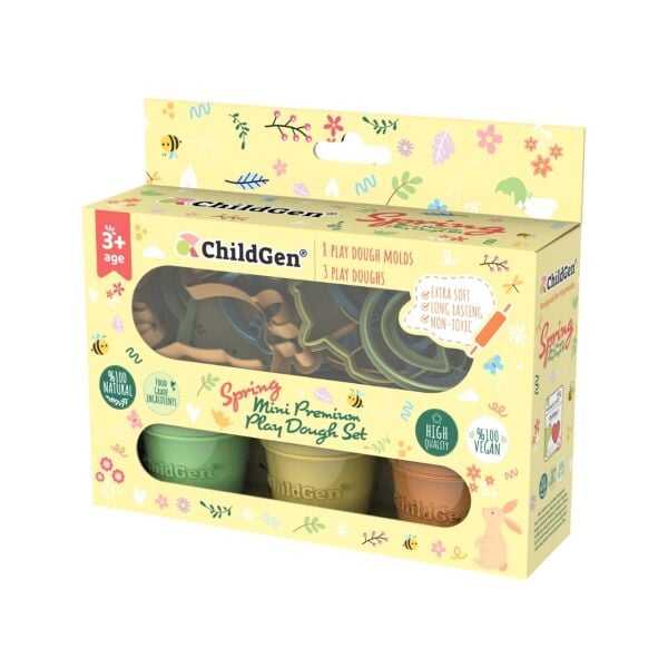 ChildGen Play-Doh %100 Doğal Yaratıcı Kit Bahar